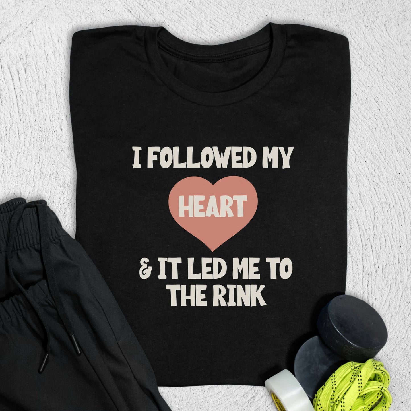 Heart T-Shirt S / Black T-Shirt