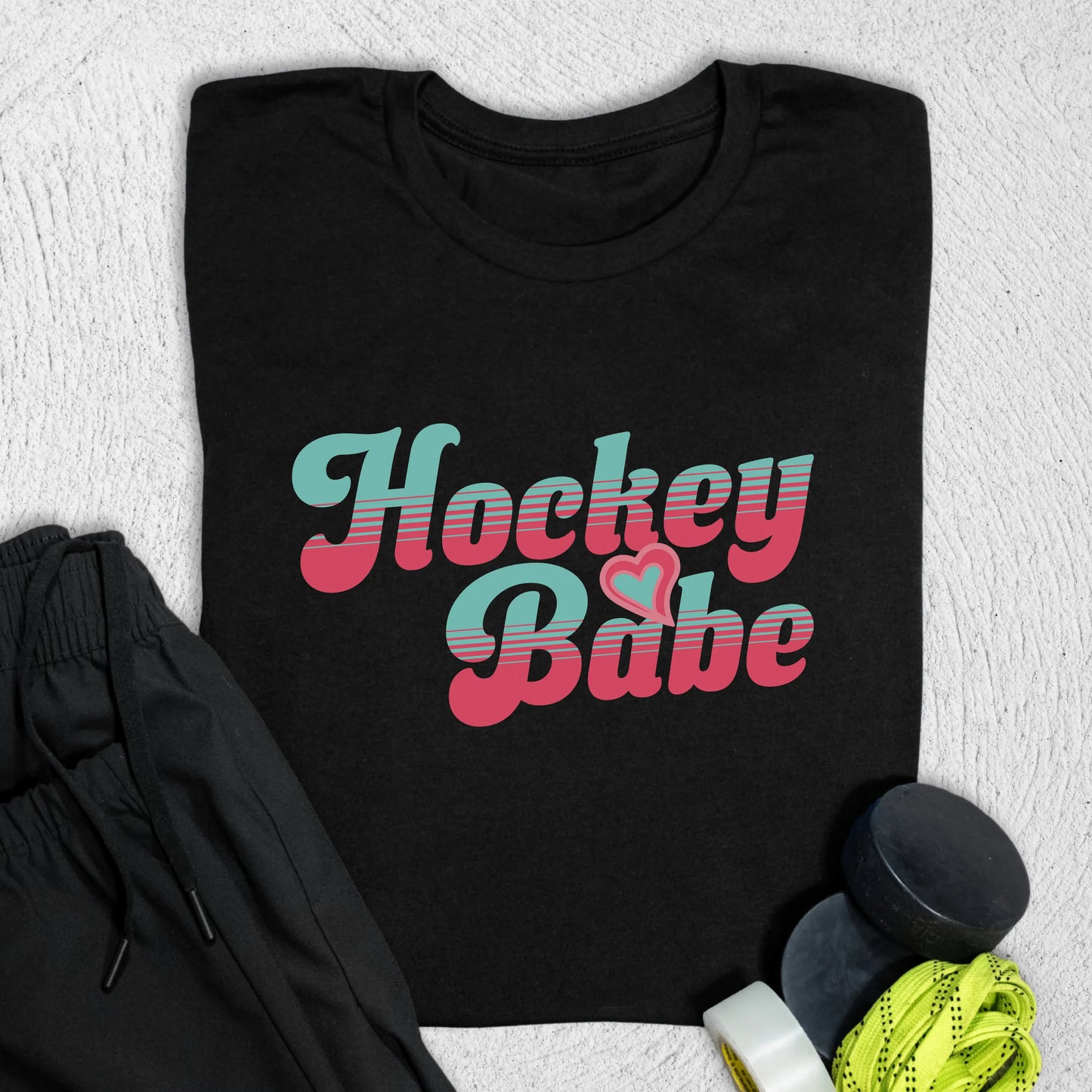 Hockey Babe T-Shirt Black / S T-Shirt