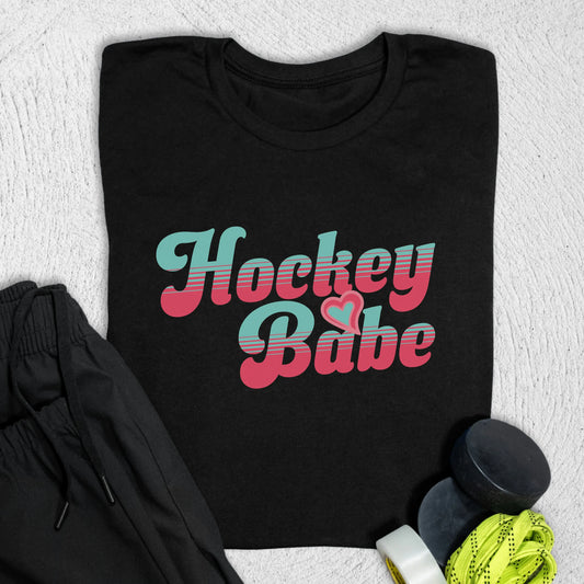 Hockey Babe T-Shirt Black / S T-Shirt