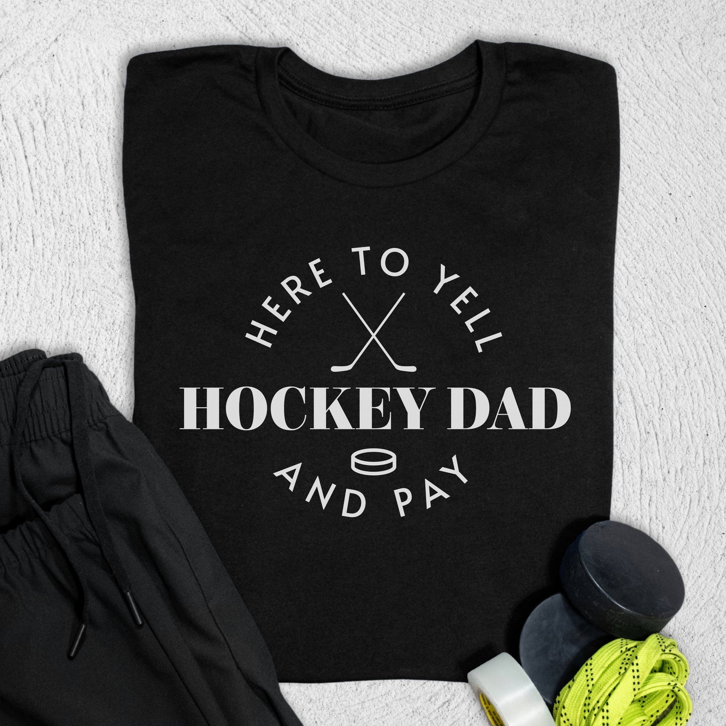 Hockey Dad T-Shirt Black / S T-Shirt