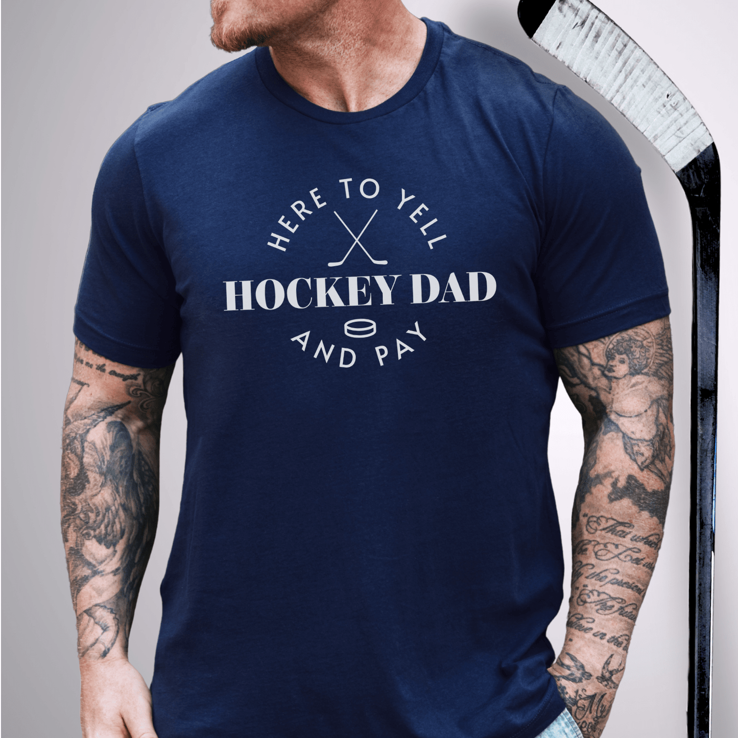 Hockey Dad T-Shirt Navy / S T-Shirt