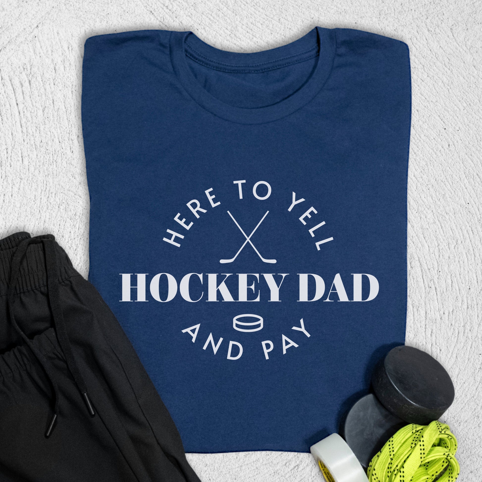 Hockey Dad T-Shirt Navy / S T-Shirt