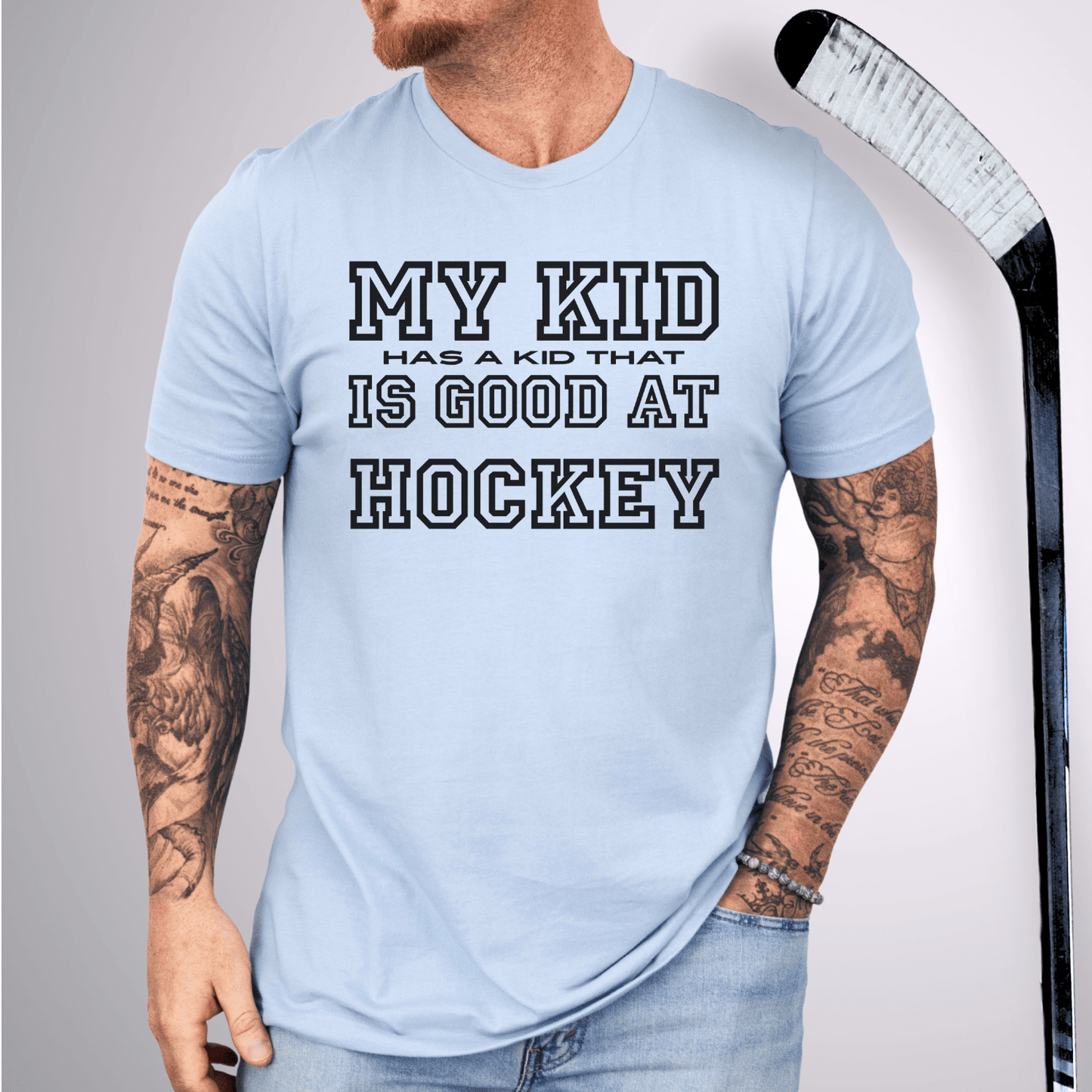 Hockey Grandpa T-Shirt Baby Blue / S T-Shirt