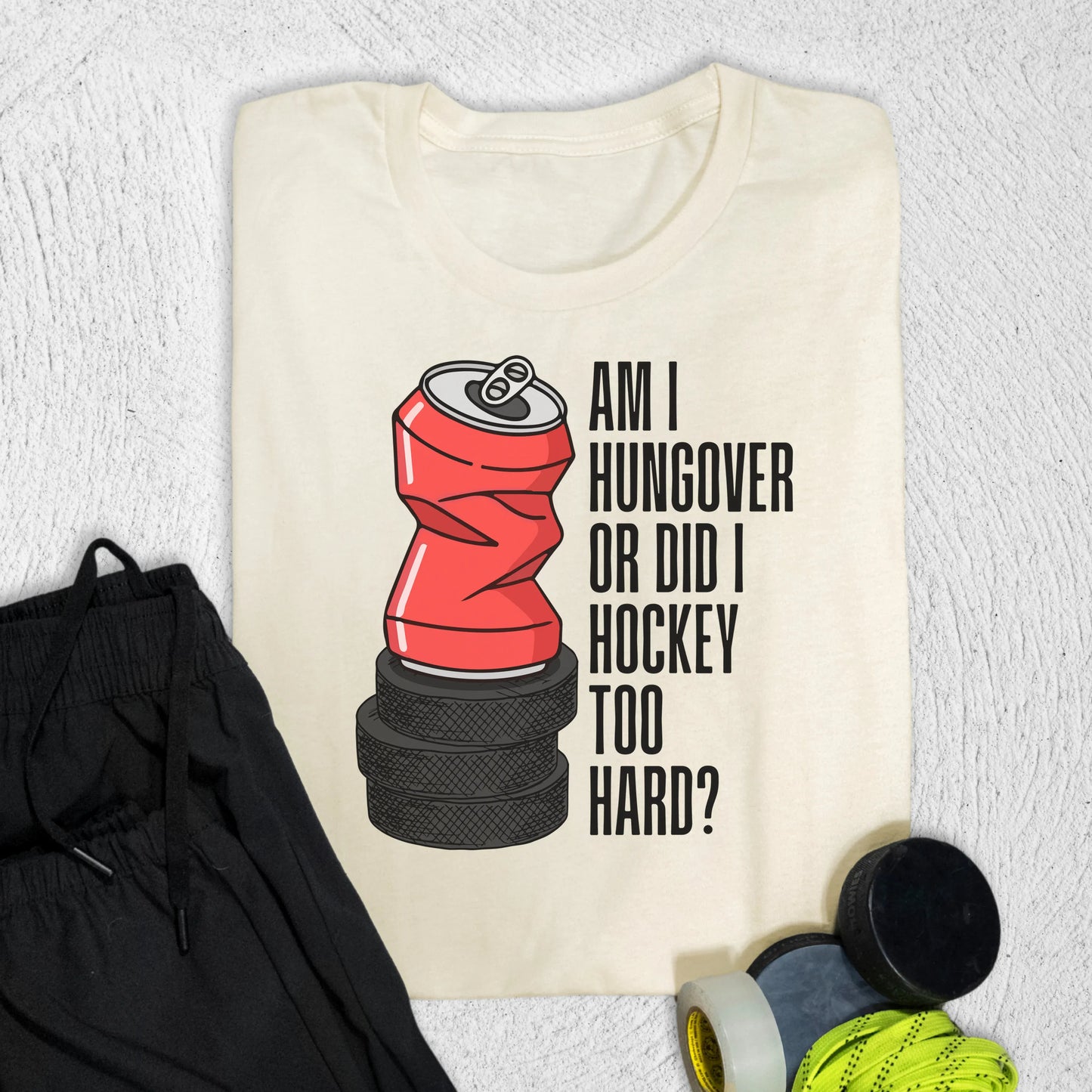 Hockey Hangover T-Shirt Natural / S T-Shirt