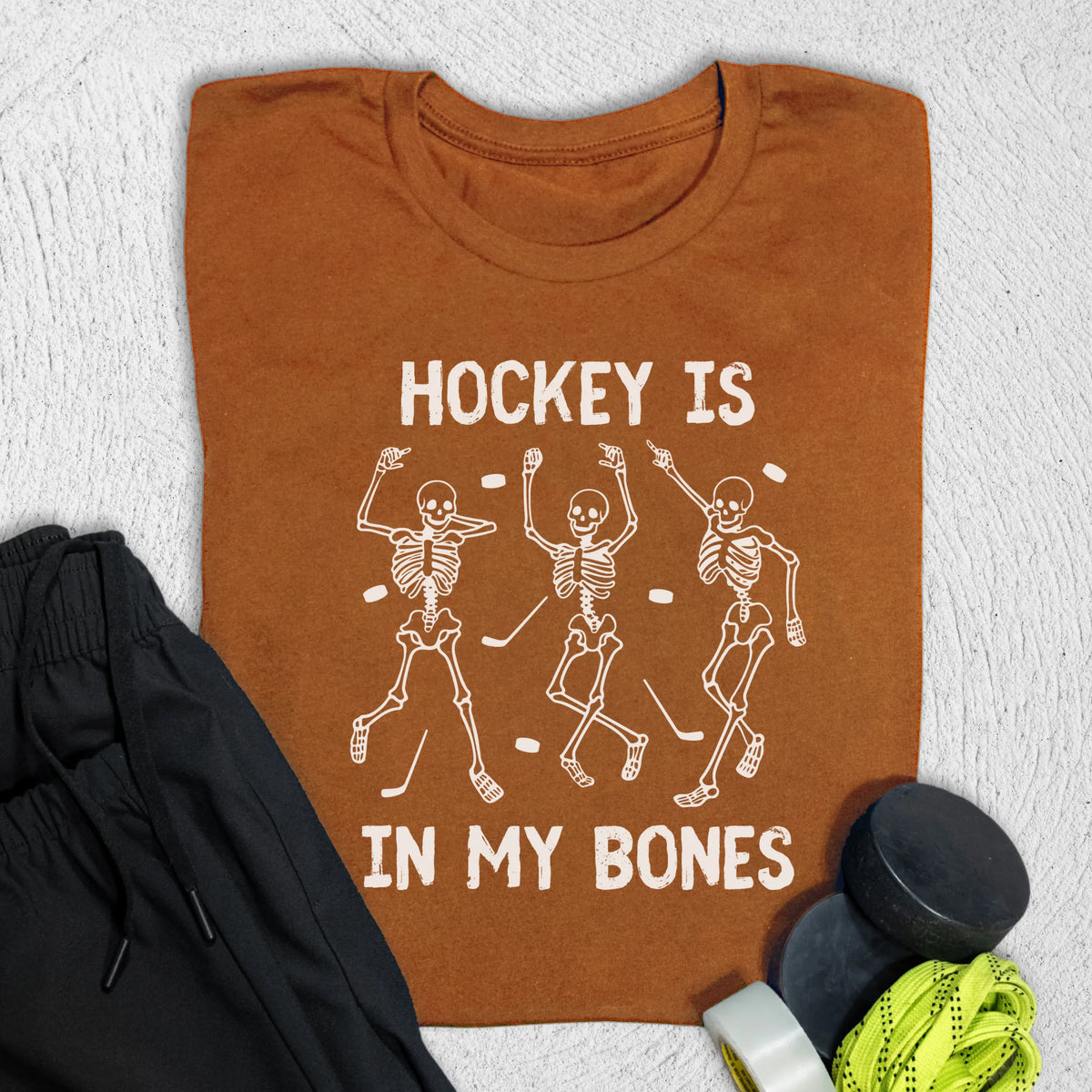 Hockey in My Bones T-Shirt S / Autumn T-Shirt