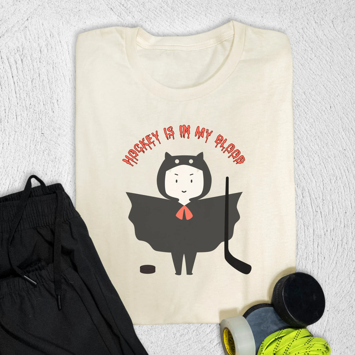 Hockey is in My Blood T-Shirt S / Natural T-Shirt