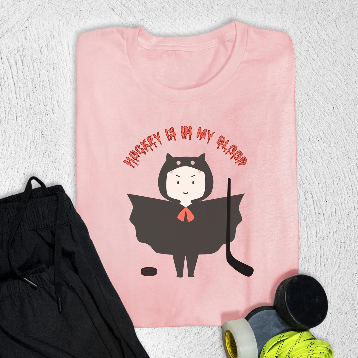 Hockey is in My Blood T-Shirt S / Pink T-Shirt