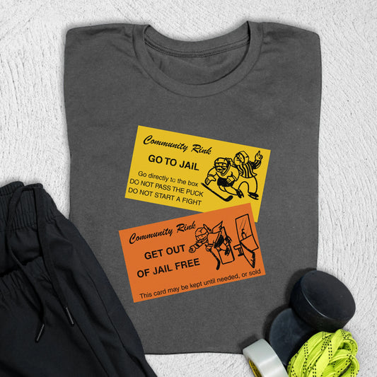 Hockey Jail T-Shirt Asphalt / S T-Shirt