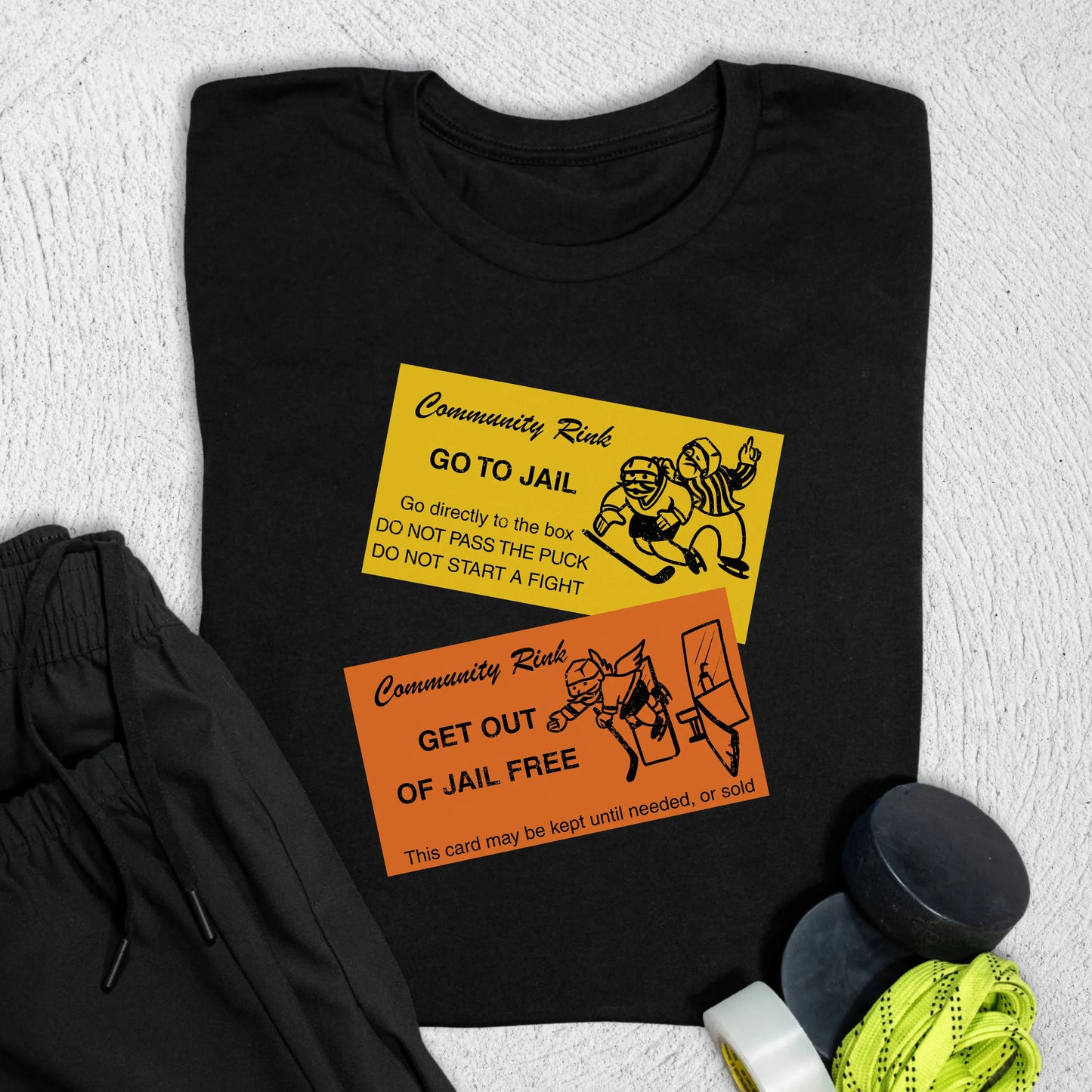 Hockey Jail T-Shirt Black / S T-Shirt