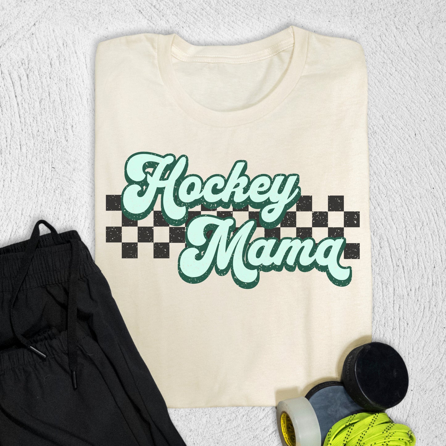 Hockey Mama T-Shirt Natural / S T-Shirt