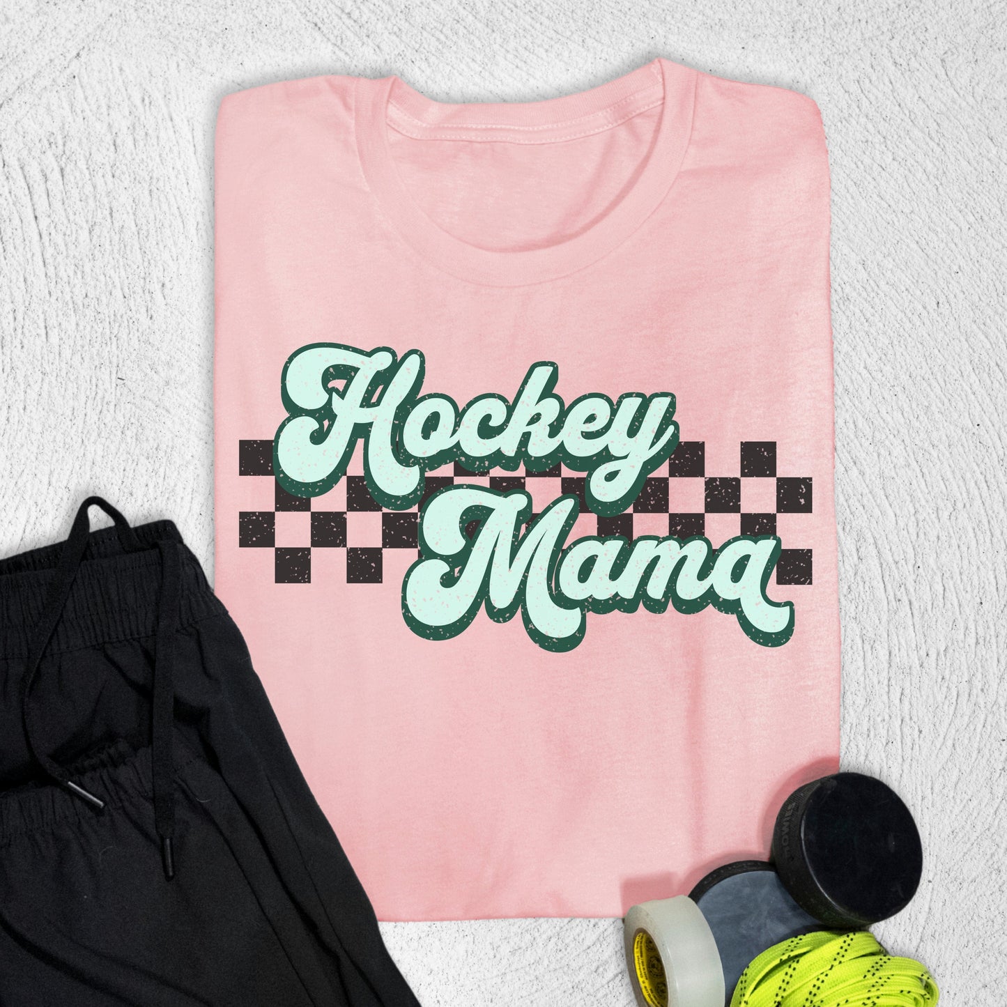 Hockey Mama T-Shirt Pink / S T-Shirt