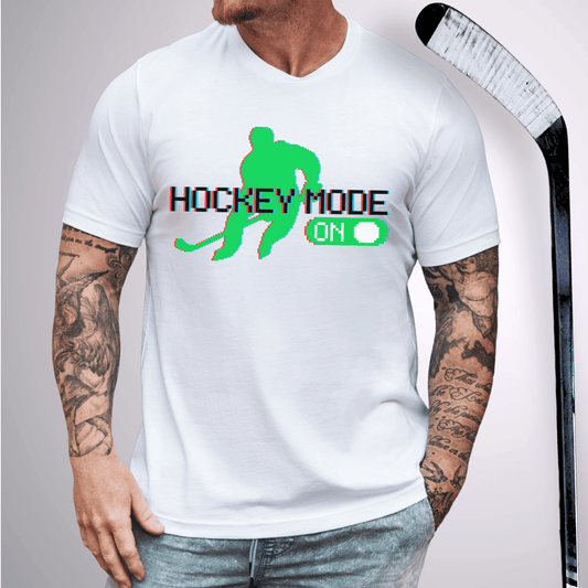 Hockey Mode On T-Shirt White / S T-Shirt