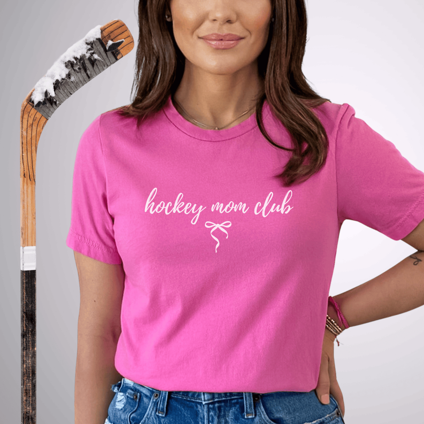 Hockey Mom Club T-Shirt Charity Pink / S T-Shirt
