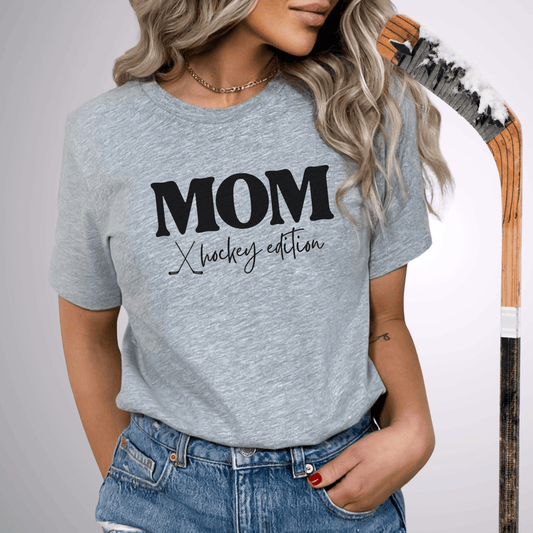 Hockey Mom Edition T-Shirt Athletic Heather / S T-Shirt