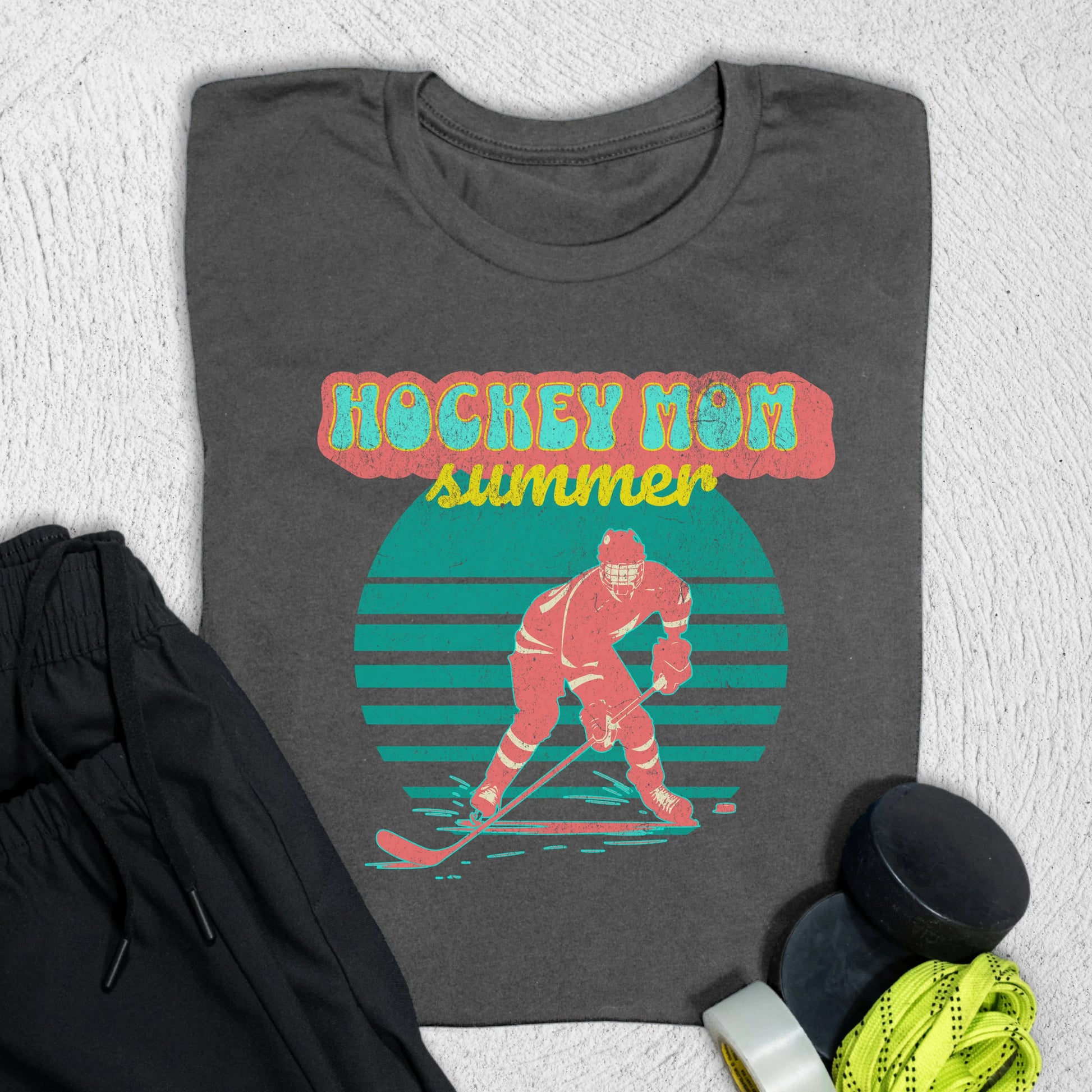 Hockey Mom Summer T-Shirt Asphalt / S T-Shirt