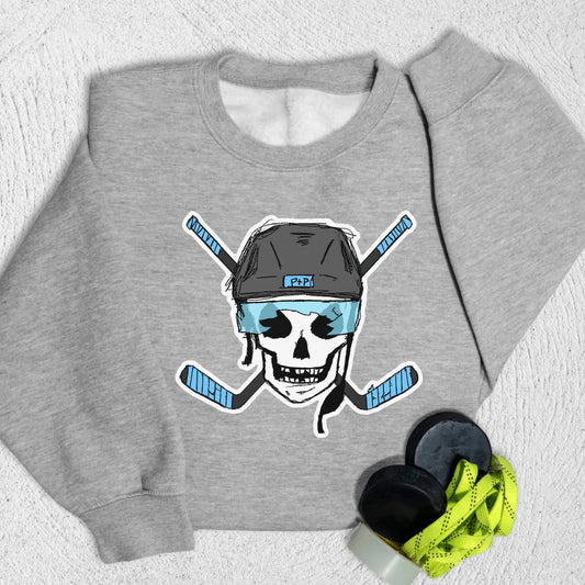 Hockey Rodger Sweatshirt Heather Grey / M Sweatshirt