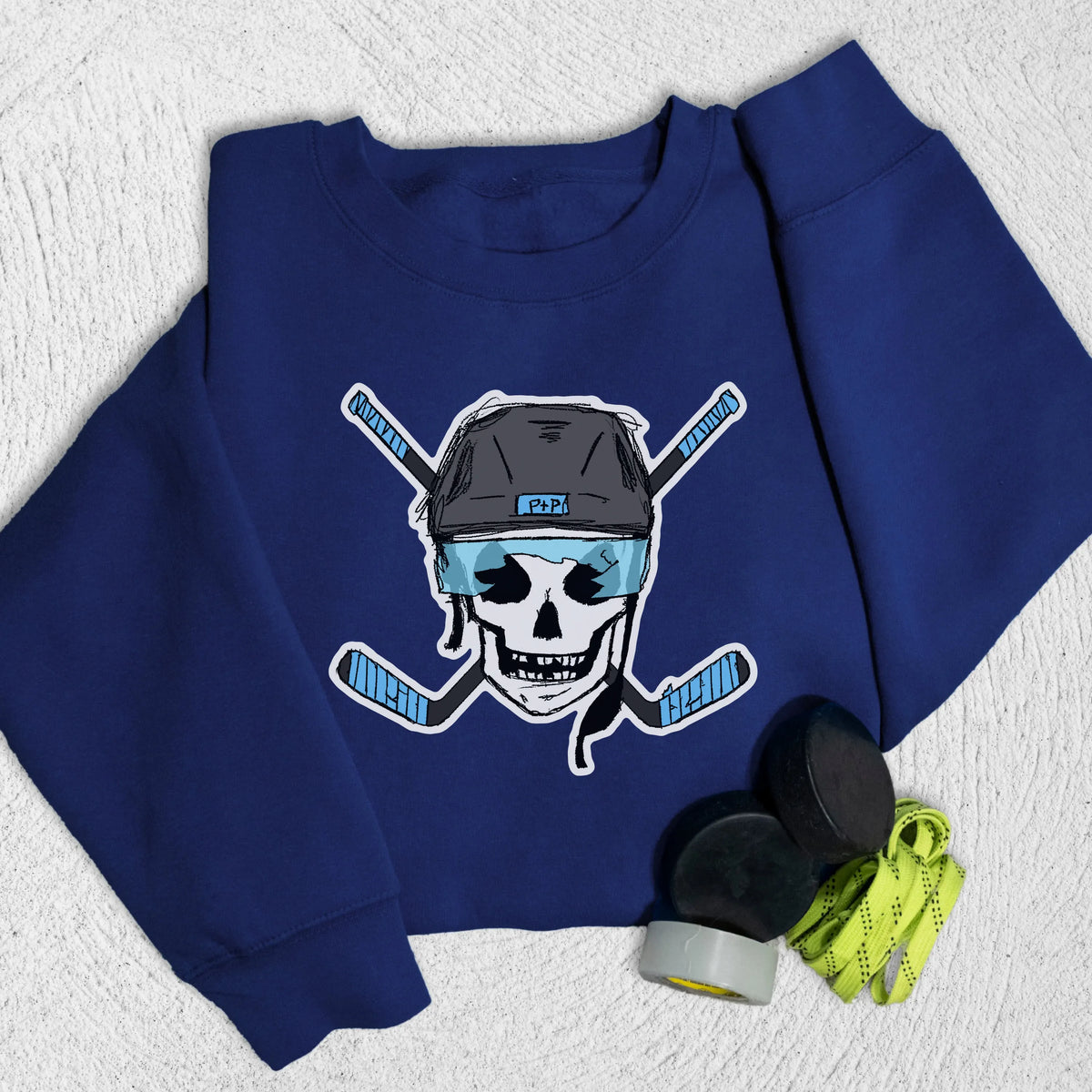 Hockey Rodger Sweatshirt Navy / M Sweatshirt