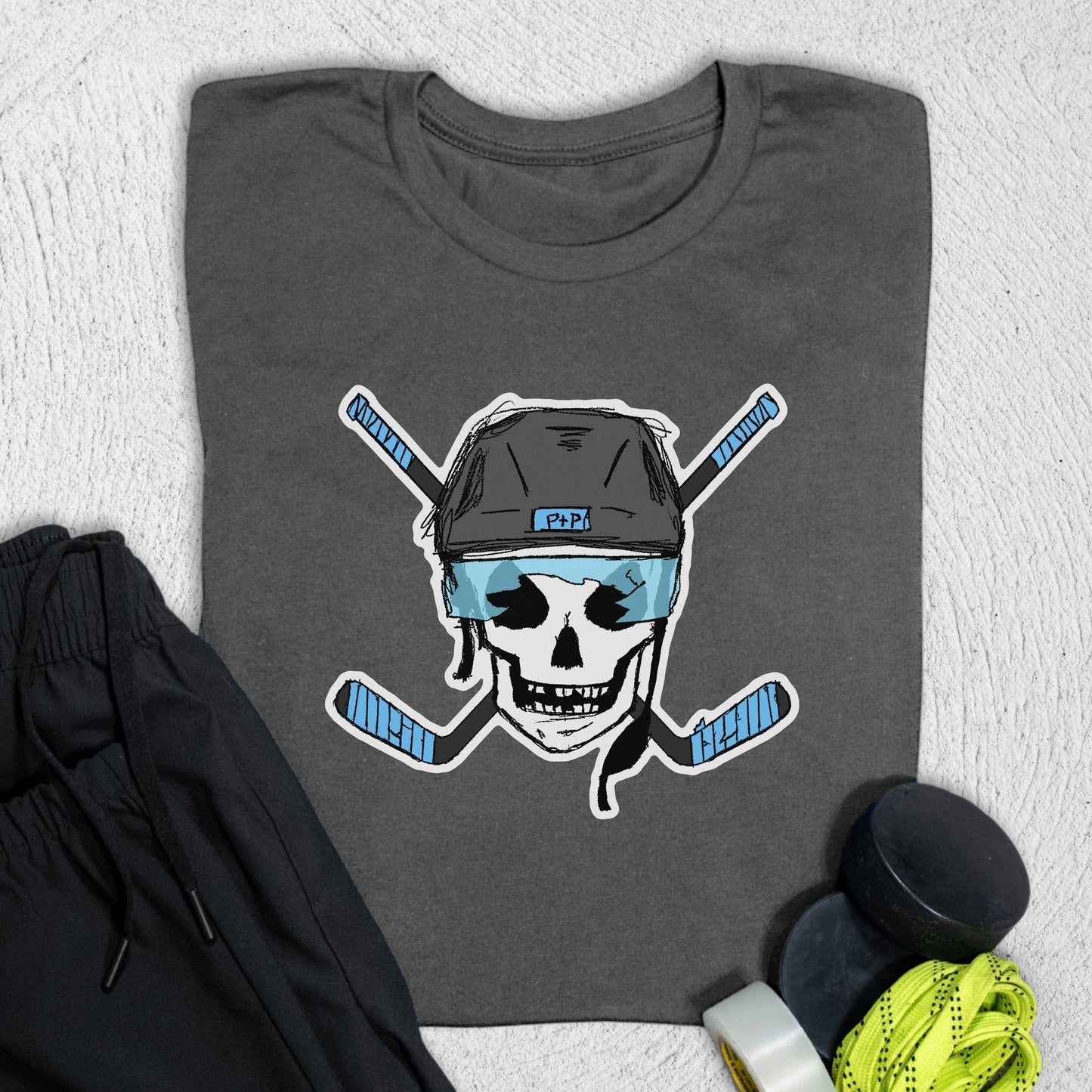 Hockey Rodger T-Shirt Asphalt / S T-Shirt