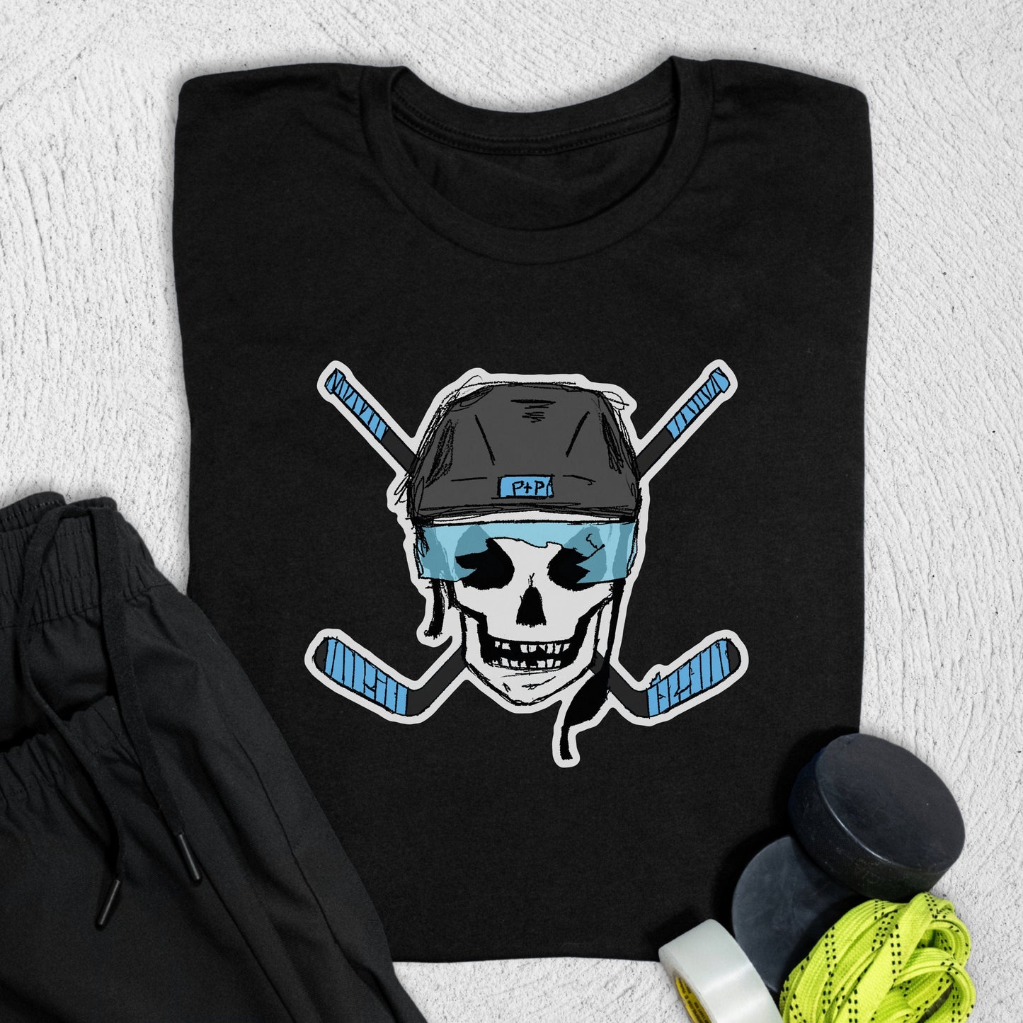 Hockey Rodger T-Shirt Black / S T-Shirt