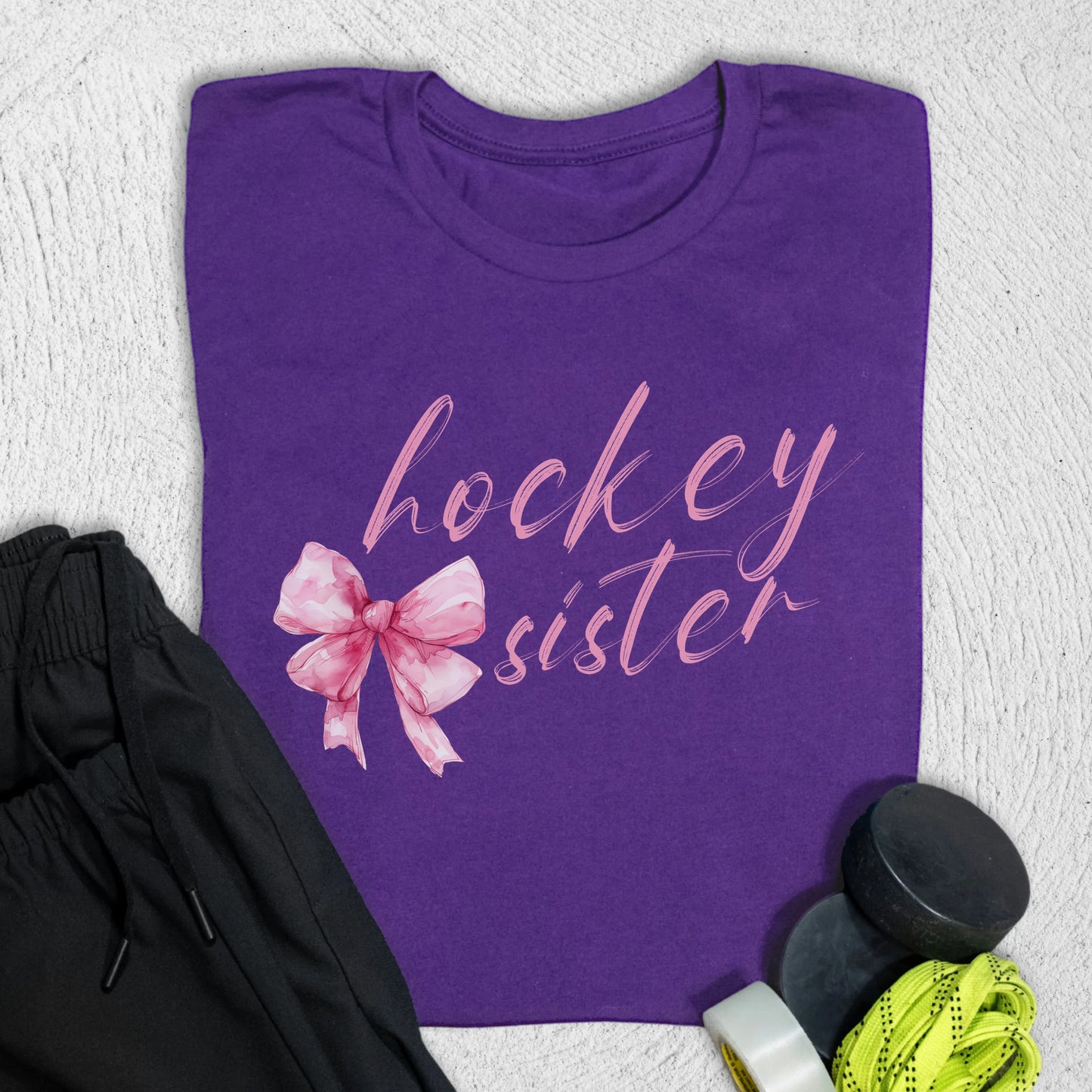 Hockey Sister T-Shirt Team Purple / S T-Shirt