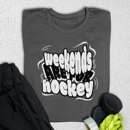 Hockey Weekends T-Shirt Asphalt / S T-Shirt