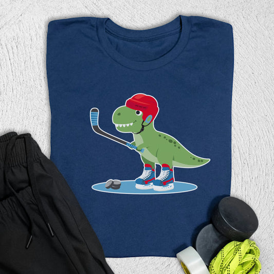 Hockeysaurus T-Shirt S / Navy T-Shirt