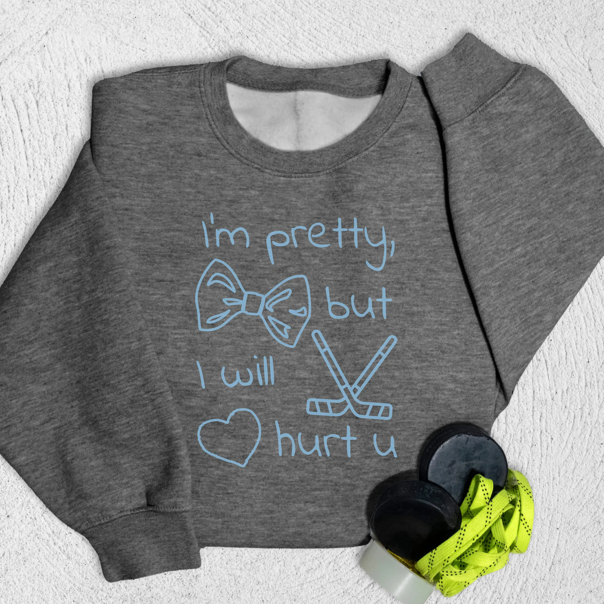 Hurt U Sweatshirt S / Charcoal Heather Sweatshirt