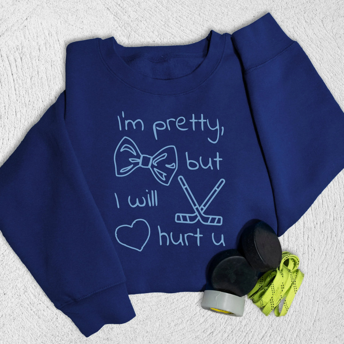 Hurt U Sweatshirt S / Navy Sweatshirt