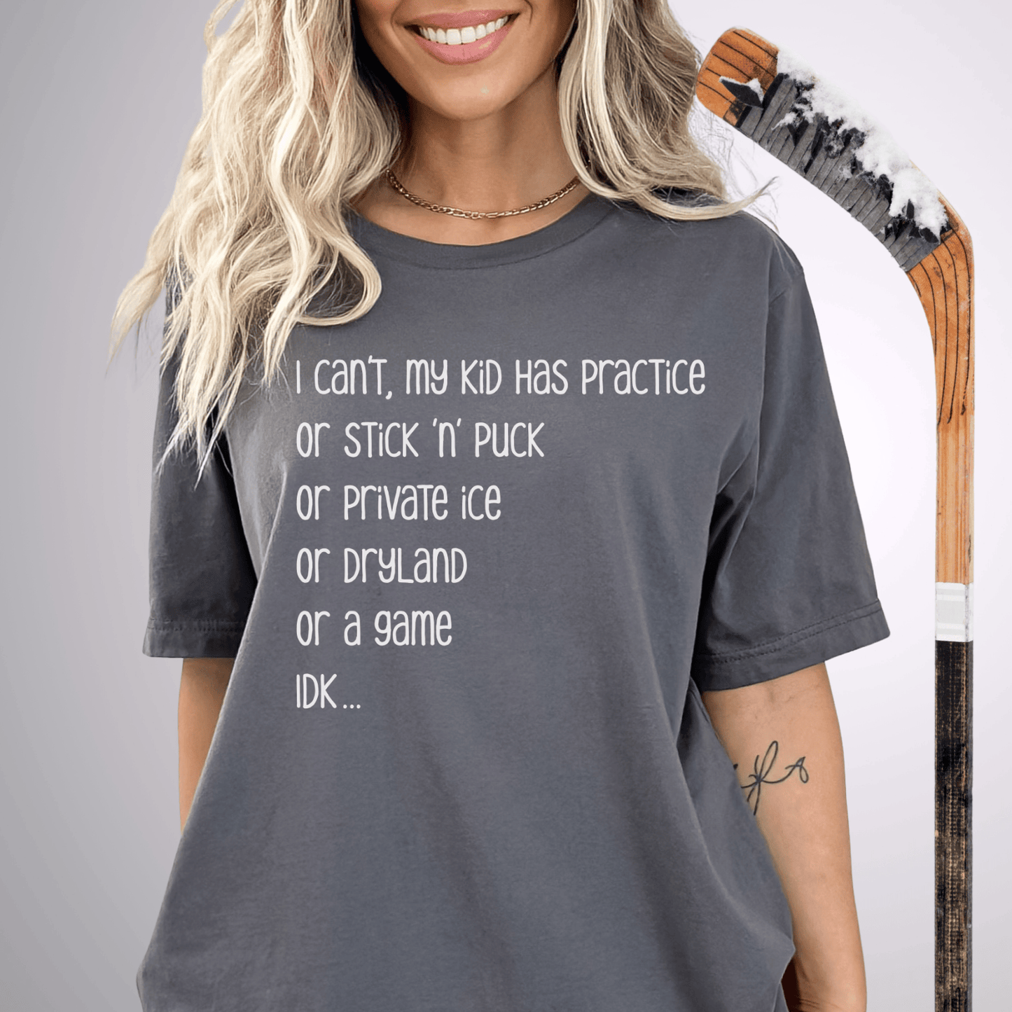 I Can't, My Kid Has IDK T-Shirt Asphalt / S T-Shirt