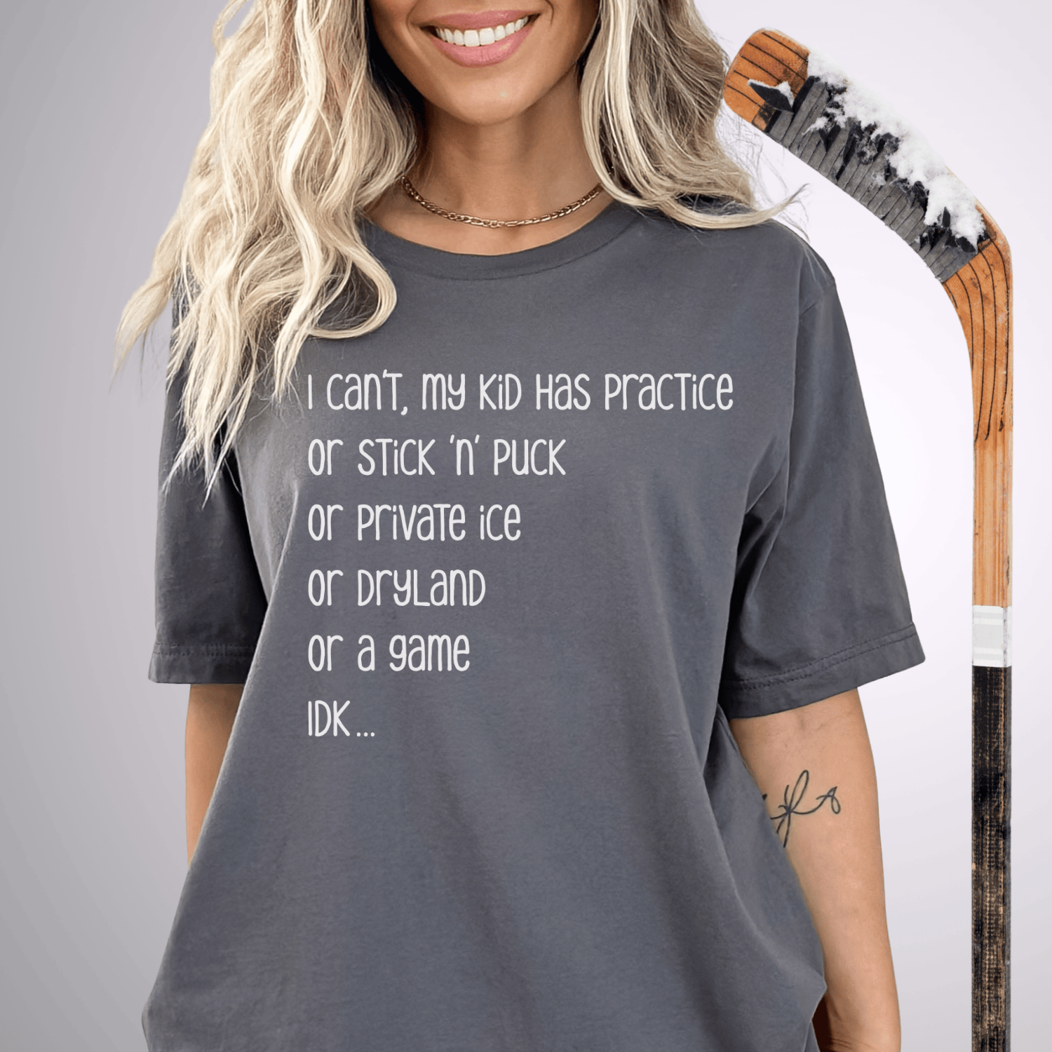 I Can't, My Kid Has IDK T-Shirt Asphalt / S T-Shirt