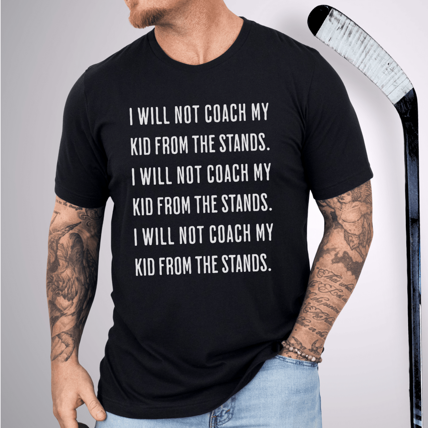I Will Not Coach T-Shirt Black / S T-Shirt