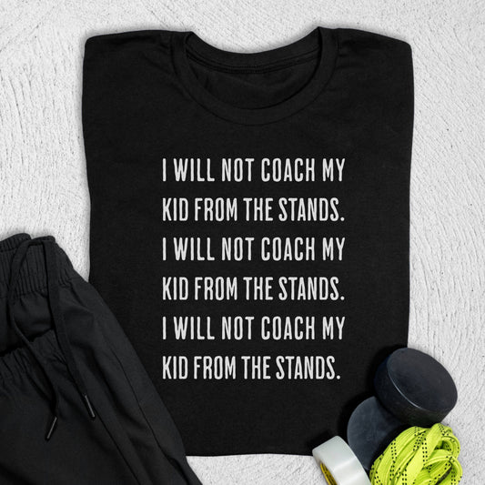 I Will Not T-Shirt Black / S T-Shirt