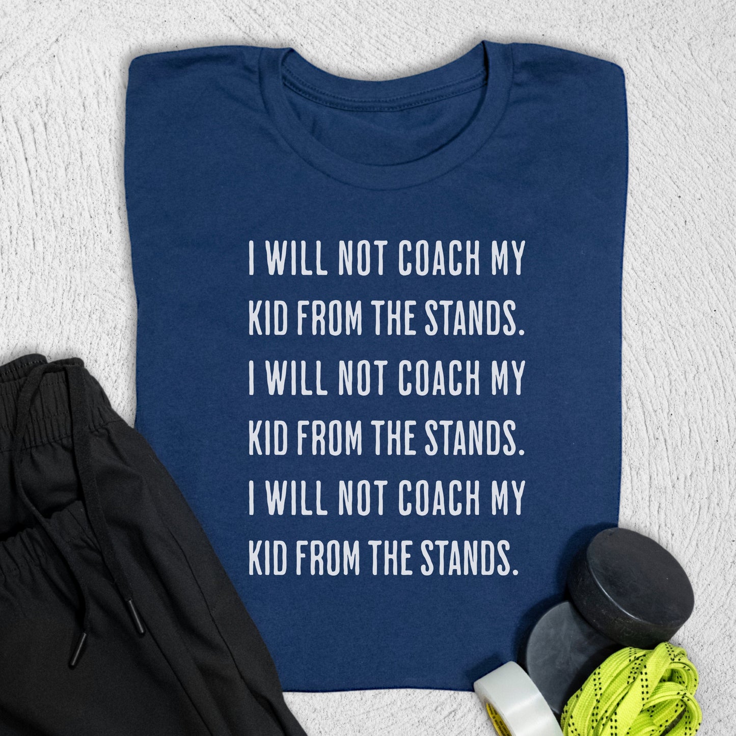 I Will Not T-Shirt Navy / S T-Shirt