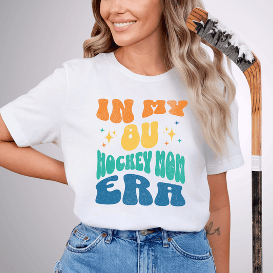In My 8u Hockey Mom Era T-Shirt White / S T-Shirt