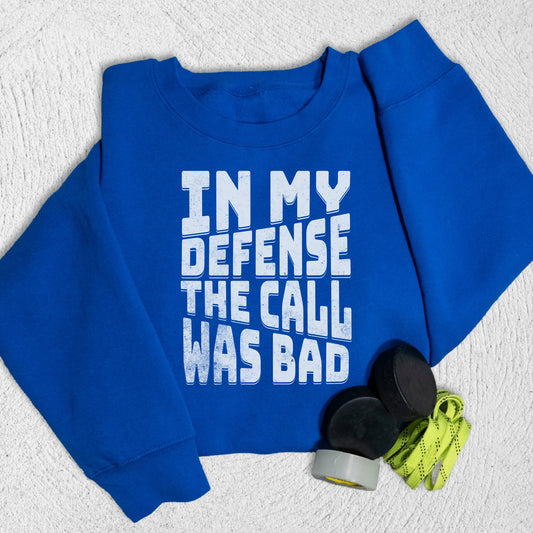 In My Defense Sweatshirt Royal Blue / M Sweatshirt