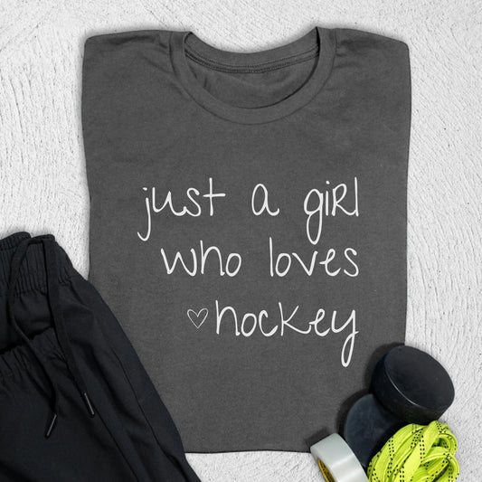 Just a Girl T-Shirt S / Asphalt T-Shirt