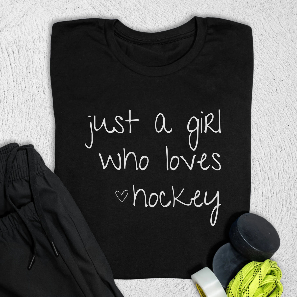 Just a Girl T-Shirt S / Black T-Shirt
