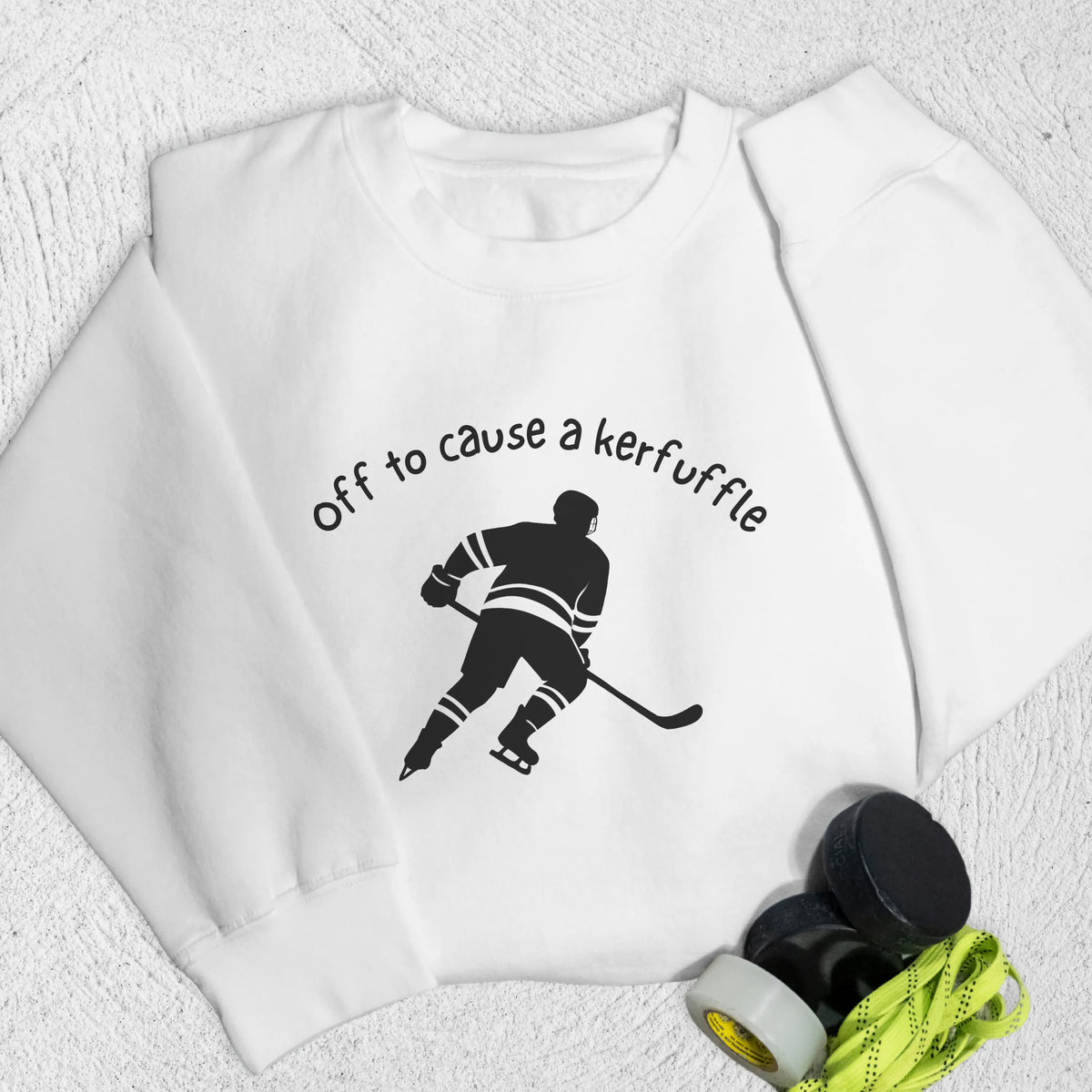 Kerfuffle Sweatshirt S / White Sweatshirt