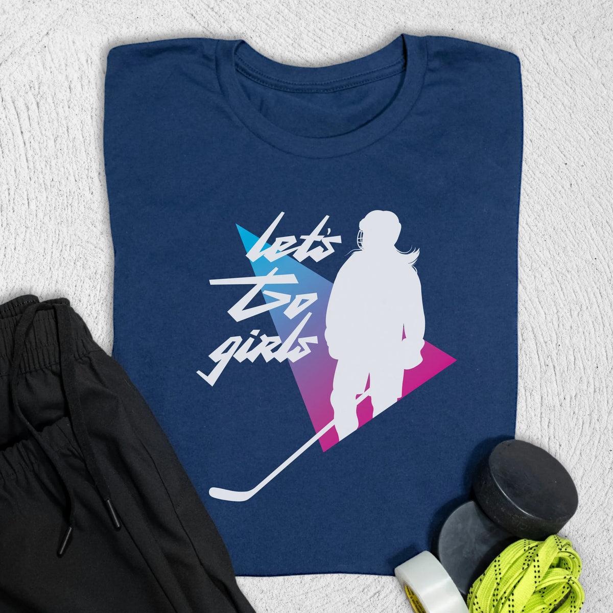 Let's Go Girls T-Shirt S / Navy T-Shirt