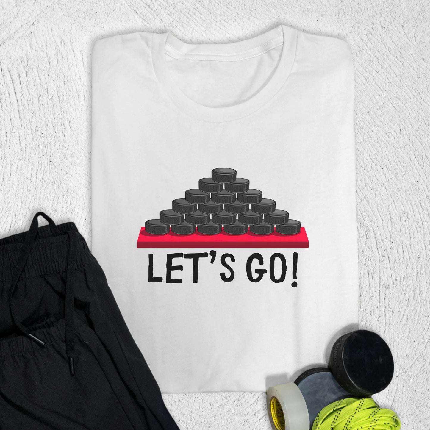 Let's Go T-Shirt S / White T-Shirt