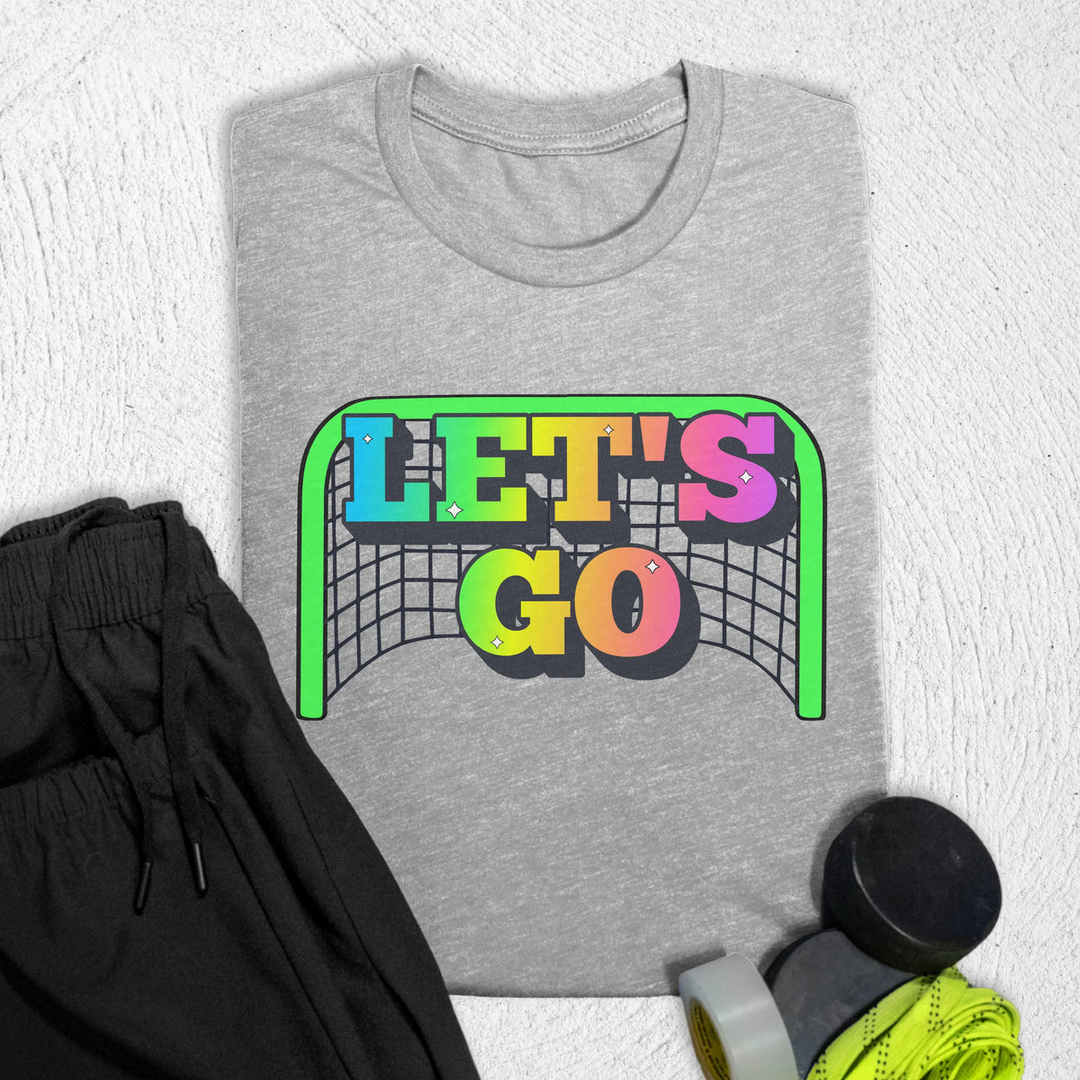 Let's Goooo T-Shirt S / Athletic Heather T-Shirt