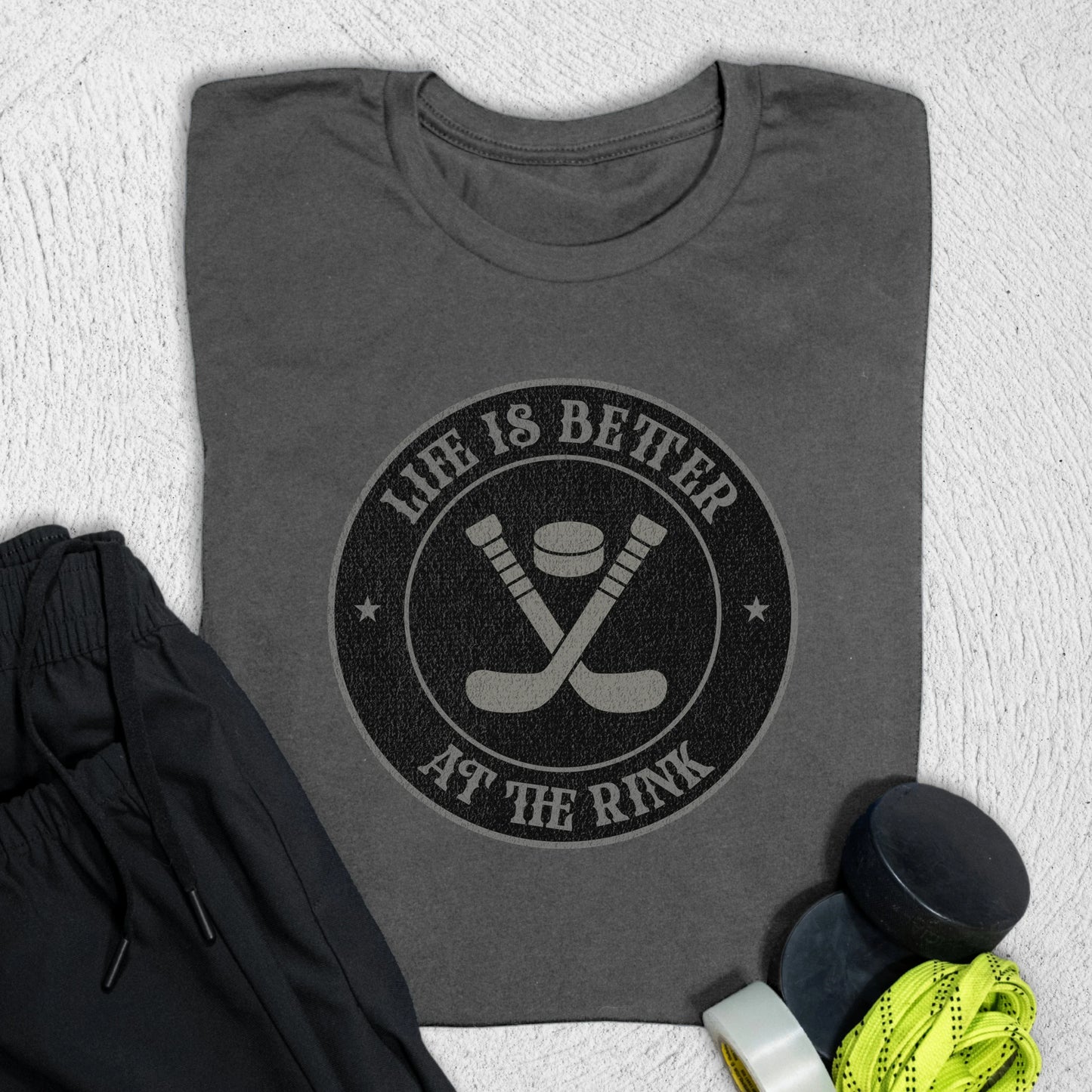 Life is Better T-Shirt Asphalt / S T-Shirt