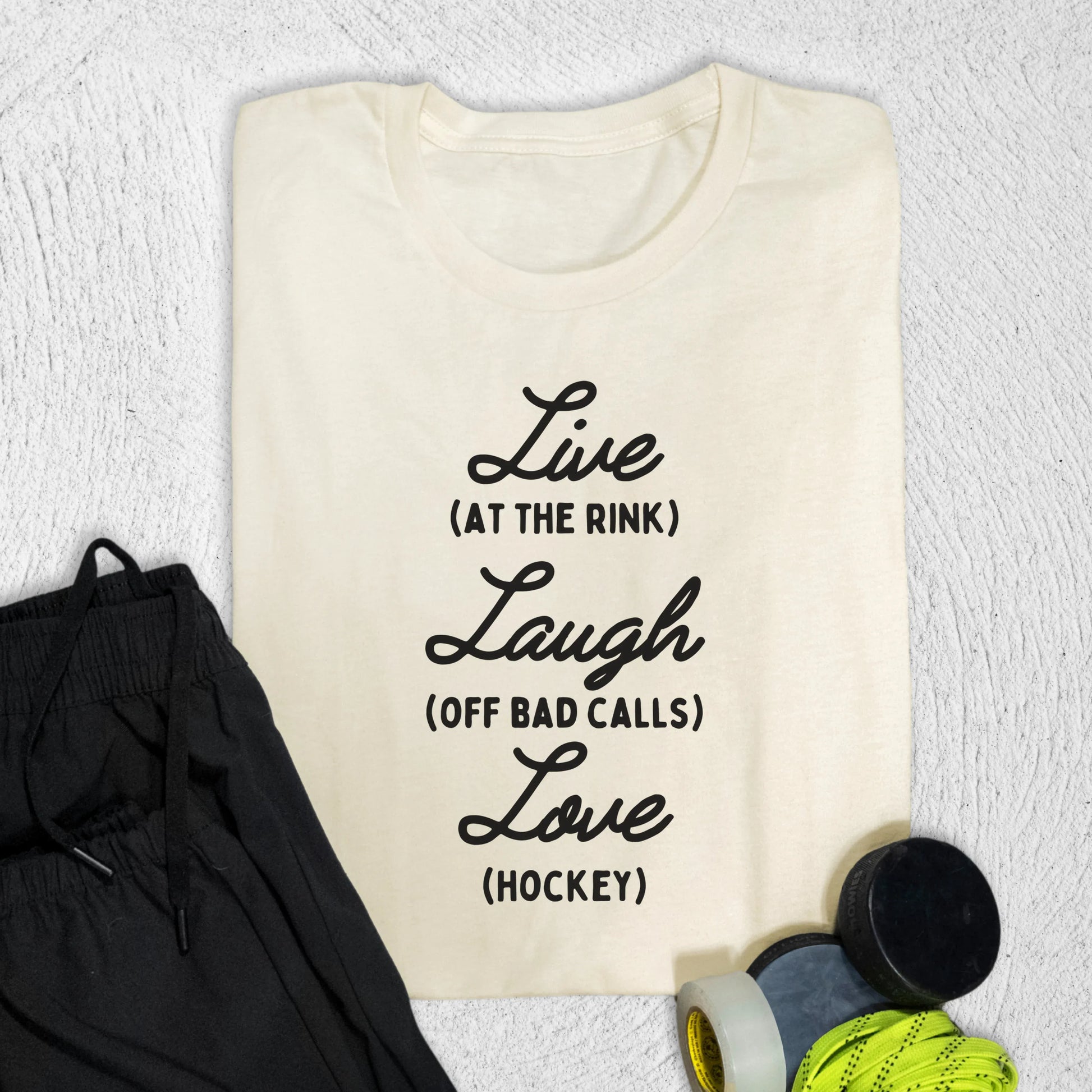 Live Laugh Love T-Shirt Natural / S T-Shirt
