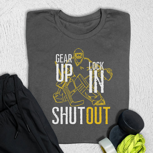 Lock In Shut Out T-Shirt S / Asphalt T-Shirt