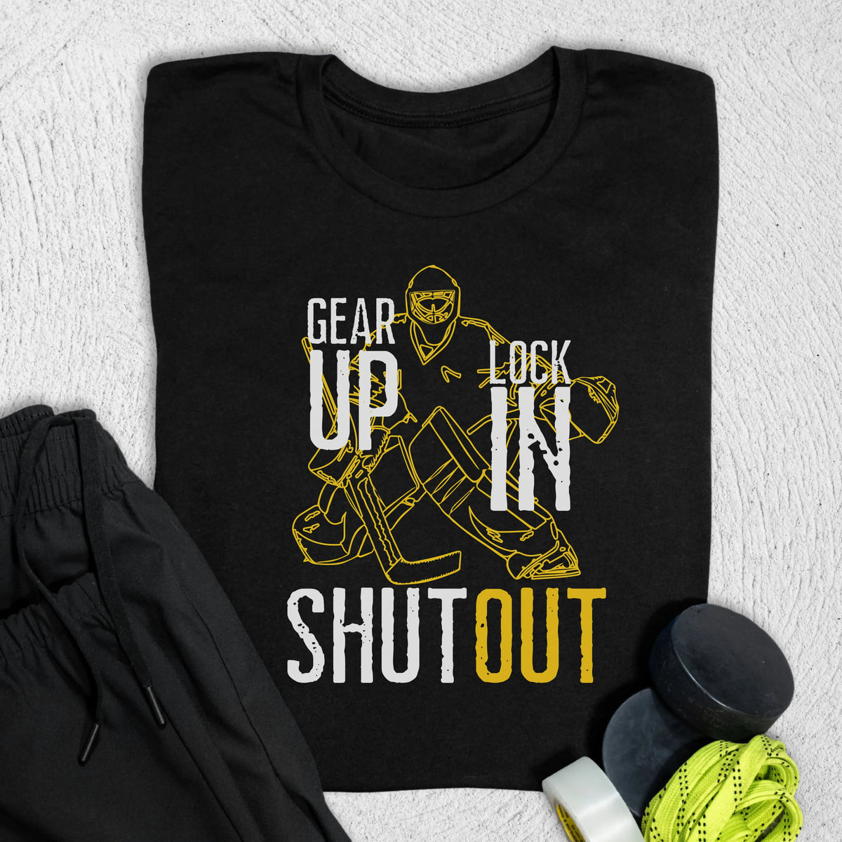 Lock In Shut Out T-Shirt S / Black T-Shirt