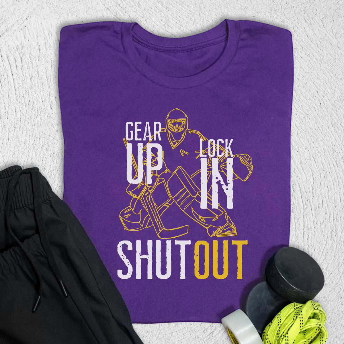 Lock In Shut Out T-Shirt S / Team Purple T-Shirt