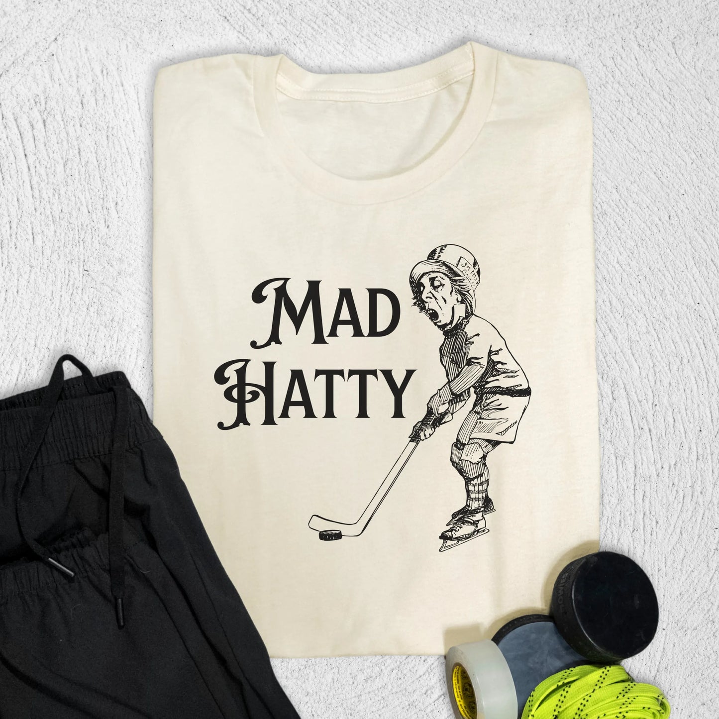 Mad Hatty T-Shirt S / Natural T-Shirt