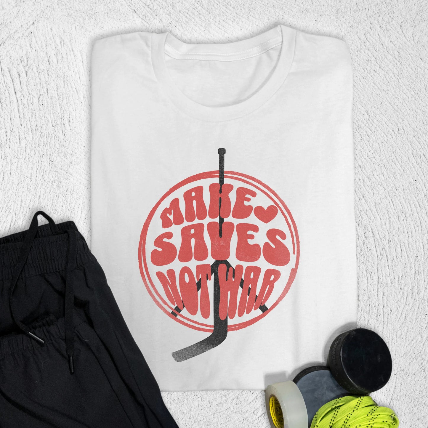 Make Saves T-Shirt S / White T-Shirt