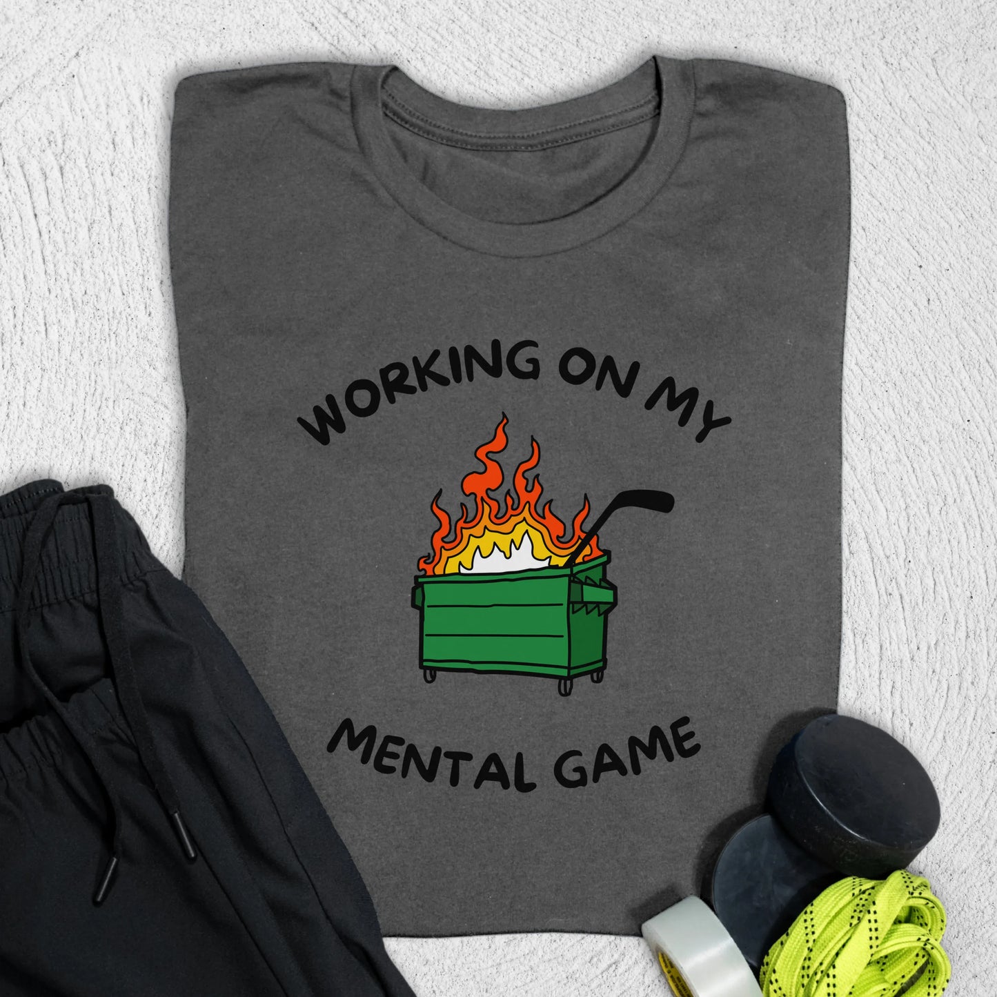 Mental Game T-Shirt Asphalt / S T-Shirt