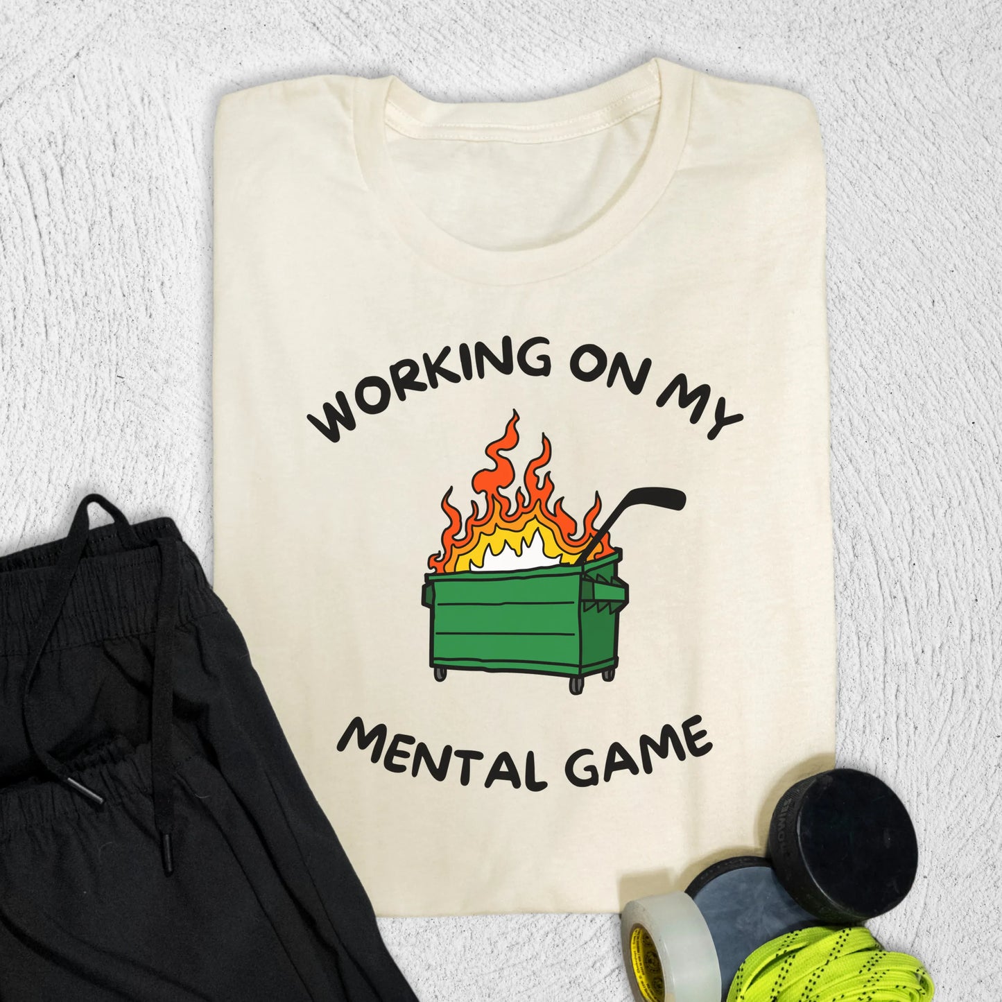 Mental Game T-Shirt Natural / S T-Shirt